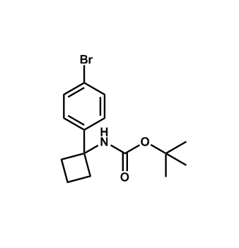 1-(4-溴苯基)环丁基氨基甲酸叔丁酯,tert-Butyl (1-(4-bromophenyl)cyclobutyl)carbamate