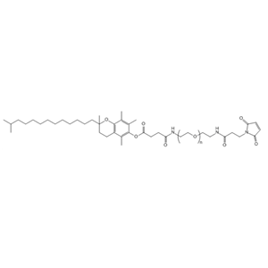 维生素E-聚乙二醇-马来酰亚胺,Tocopherol-PEG-Mal