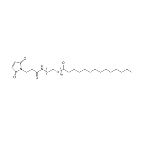 Mal-PEG-MTA 马来酰亚胺-聚乙二醇-肉豆蔻酸