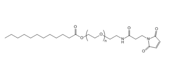 月桂酸-聚乙二醇-马来酰亚胺,LRA-PEG-Mal