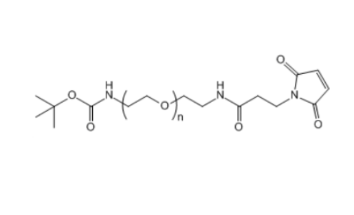 叔丁氧羰基-亚氨基-聚乙二醇-马来酰亚胺,Boc-NH-PEG-Mal