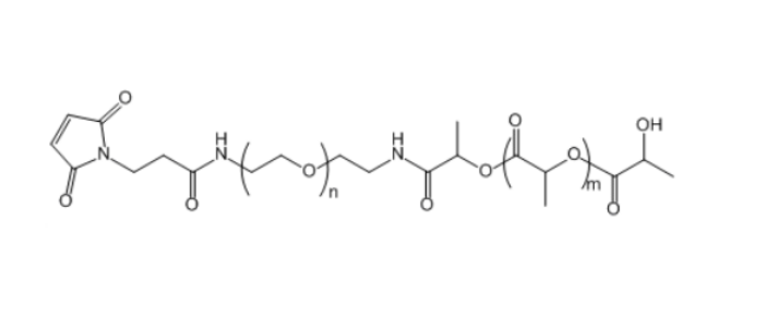 马来酰亚胺-聚乙二醇-聚乳酸,MAL-PEG-PLA(2K)