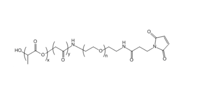 聚（乳酸-共-乙醇酸）(8K)-聚乙二醇-马来酰亚胺,PLGA(50:50)(8K)-PEG-Mal