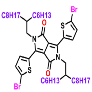 2,5-二(2-己基癸基)-3,6-二(5-溴噻吩基)-吡咯并吡咯二酮,3,6-Bis(5-bromo-2-thienyl)-2,5-bis(2-hexyldecyl)-2,5-dihydro-pyrrolo[3,4-c]pyrrole-1,4-dione