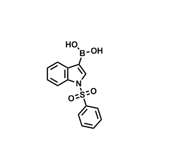 1-(苯磺酰基)-3-吲哚硼酸,(1-(Phenylsulfonyl)-1H-indol-3-yl)boronic acid