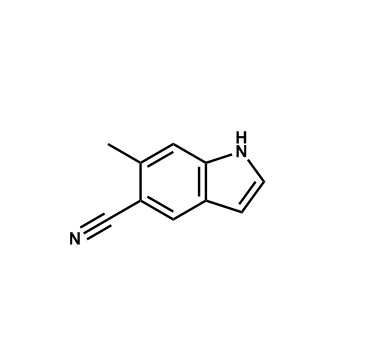 5-氰基-6-甲基吲哚,6-Methyl-1H-indole-5-carbonitrile