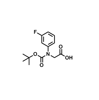 2-((叔丁氧基羰基)氨基)-2-(3-氟苯基)乙酸,2-((tert-Butoxycarbonyl)(3-fluorophenyl)amino)acetic acid
