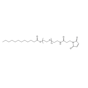 月桂酸-聚乙二醇-马来酰亚胺,LRA-PEG-Mal
