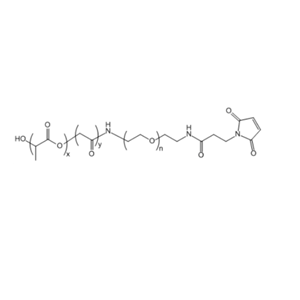 聚（乳酸-共-乙醇酸）(18K)-聚乙二醇-馬來酰亞胺,PLGA(18K)-PEG-Mal