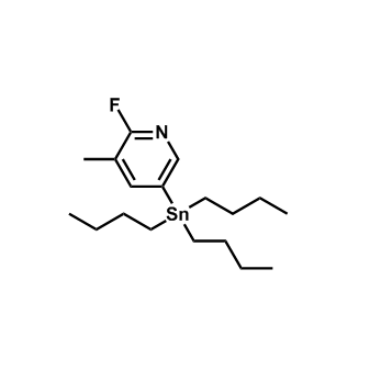 2-氟-3-甲基-5-(三丁基锡烷基)吡啶,2-FLUORO-3-METHYL-5-(TRIBUTYLSTANNYL)PYRIDINE