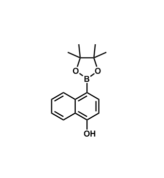 4-(4,4,5,5-四甲基-1,3,2-二氧硼杂环戊烷-2-基)萘-1-醇,4-(4,4,5,5-Tetramethyl-1,3,2-dioxaborolan-2-yl)naphthalen-1-ol
