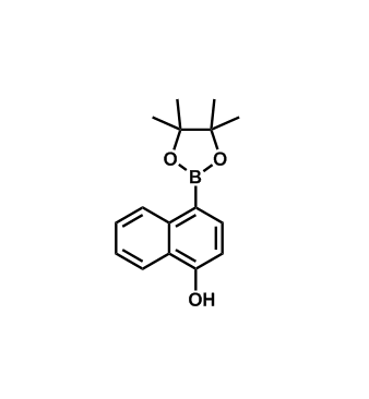 4-(4,4,5,5-四甲基-1,3,2-二氧硼雜環(huán)戊烷-2-基)萘-1-醇,4-(4,4,5,5-Tetramethyl-1,3,2-dioxaborolan-2-yl)naphthalen-1-ol