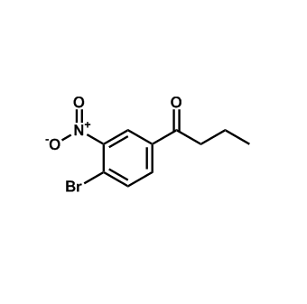 1-(4-溴-3-硝基苯基)丁-1-酮,1-(4-Bromo-3-nitrophenyl)butan-1-one