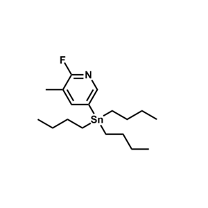 2-氟-3-甲基-5-(三丁基锡烷基)吡啶,2-FLUORO-3-METHYL-5-(TRIBUTYLSTANNYL)PYRIDINE