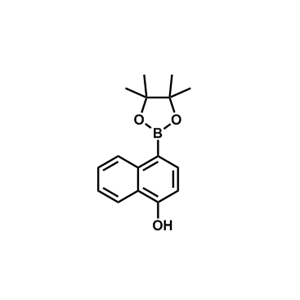 4-(4,4,5,5-四甲基-1,3,2-二氧硼杂环戊烷-2-基)萘-1-醇,4-(4,4,5,5-Tetramethyl-1,3,2-dioxaborolan-2-yl)naphthalen-1-ol