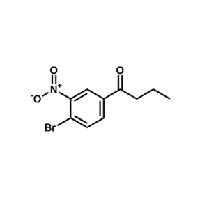 1-(4-溴-3-硝基苯基)丁-1-酮