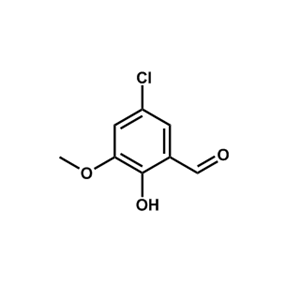 5-氯-2-羟基-3-甲氧基苯甲醛,5-Chloro-2-hydroxy-3-methoxybenzaldehyde