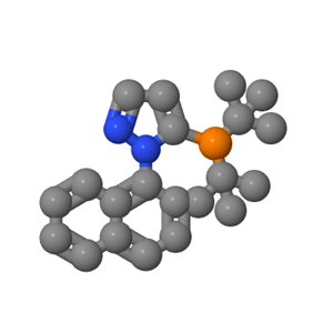 5-二叔丁基膦-1-(萘-1-基)-1H-吡唑,5-[BIS(TERT-BUTYL)PHOSPHINO]-1-(1-NAPHTHALENYL)-1H-PYRAZOLE