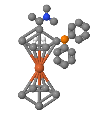 (S)-N,N-二甲基-1-[(R)-2-双(二苯基膦基)二茂铁基]乙胺,(S)-N,N-dimethyl-1-((R)-2-Diphenylphosphino)ferrocenylethylamine