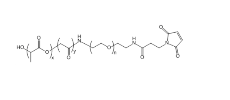 聚（乳酸-共-乙醇酸）(5K)-聚乙二醇-馬來酰亞胺,PLGA(5K)-PEG-Mal