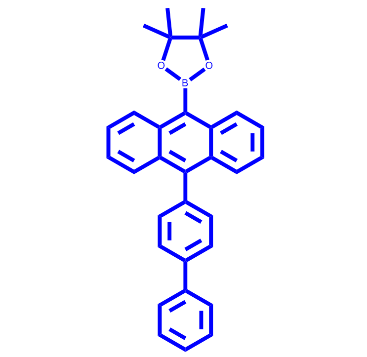 10-([1,1'-联苯基]-4-基)蒽-9-基硼酸频哪醇酯,10-([1,1'-Biphenyl]-4-yl)anthracen-9-yl-4,4,5,5-tetramethyl-1,3,2-dioxaborolane