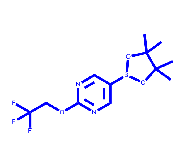 5-(4,4,5,5-四甲基-1,3,2-二氧硼杂环戊烷-2-基)-2-(2,2,2-三氟乙氧基)嘧啶,5-(4,4,5,5-Tetramethyl-1,3,2-dioxaborolan-2-yl)-2-(2,2,2-trifluoroethoxy)pyrimidine