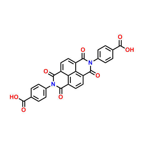 4,4' - (1,3,6,8-四氧代苯并[M] [3,8]菲咯啉-2,7(1H,3H,6H,8H) - 二基)二苯甲酸,4,4'-(1,3,6,8-tetraoxo-1,3,6,8-tetrahydrobenzo[lmn][3,8]phenanthroline-2,7-diyl)dibenzoic acid