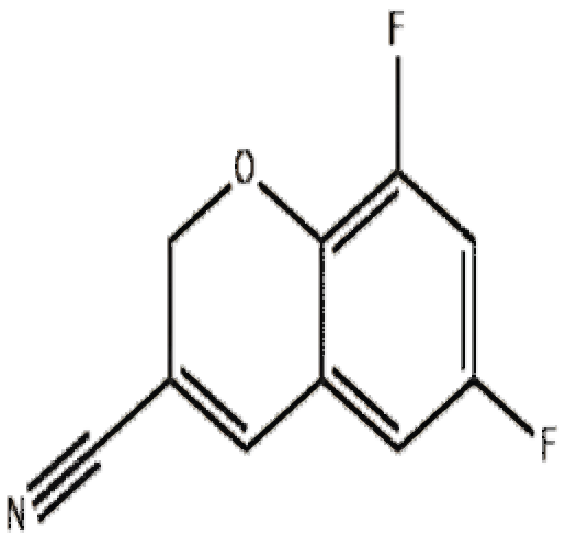 6,8-二氟-2H-苯并吡喃-3-甲腈,6,8-Difluoro-2H-chromene-3-carbonitrile