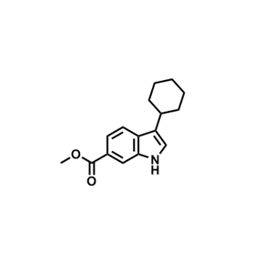 3-環(huán)己基-1H-吲哚-6-羧酸甲酯