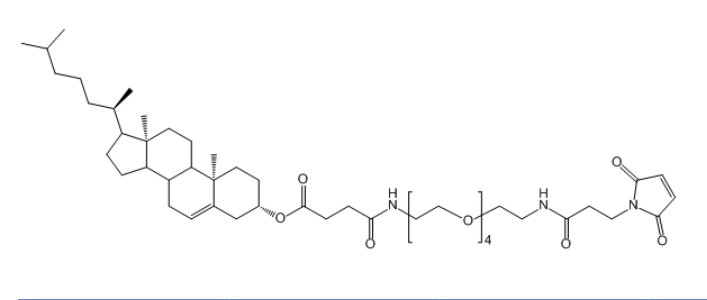 胆固醇-四聚乙二醇-氨基-马来酰亚胺,CLS-PEG4-NH-Mal