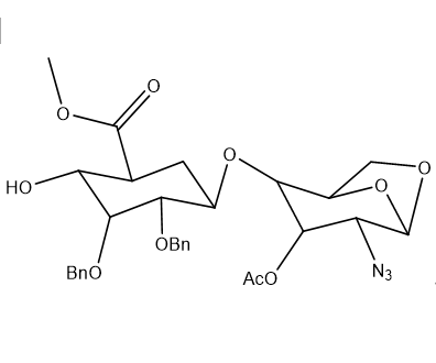 磺達(dá)肝葵鈉中間體EF二糖,Methyl (2S,3S,4S,5S,6S)-6-{[(1S,2S,3S,4R,5R)-3-( acetyloxy)-4-azido-6,8-dioxabicyclo[3.2.1]oct-2-yl]Methyl}-4