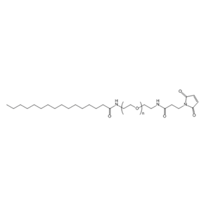 Palmitic acid-PEG-Mal 软脂酸-聚乙二醇-马来酰亚胺