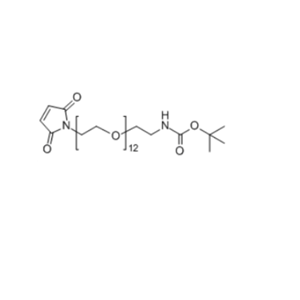 马来酰亚胺-聚乙二醇-NH-BOC,Mal-PEG12-NH-Boc