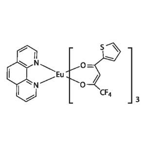 (1,10-菲咯啉)三(2-噻吩甲酰基三氟丙酮)铕（CAS 17904-86-8）