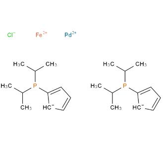 1,1'-双(二异丙基膦基)二茂铁二氯化钯,1,1'-Bis(di-isopropylphosphino)ferrocene palladium dichloride