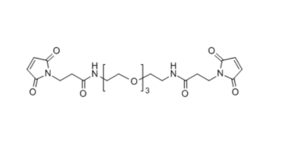 三乙二醇雙琥珀酰亞胺,Mal-NH-PEG3-NH-Mal