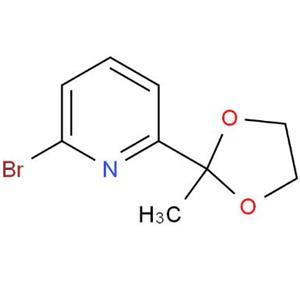 2-溴-6-乙酰基吡啶乙二醇保护,2-Bromo-6-(2-methyl-1,3-dioxolan-2-yl)pyridine