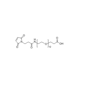 Mal-NH-PEG-COOH 871133-36-7 马来酰亚胺基氨基-十二聚乙二醇-羧酸