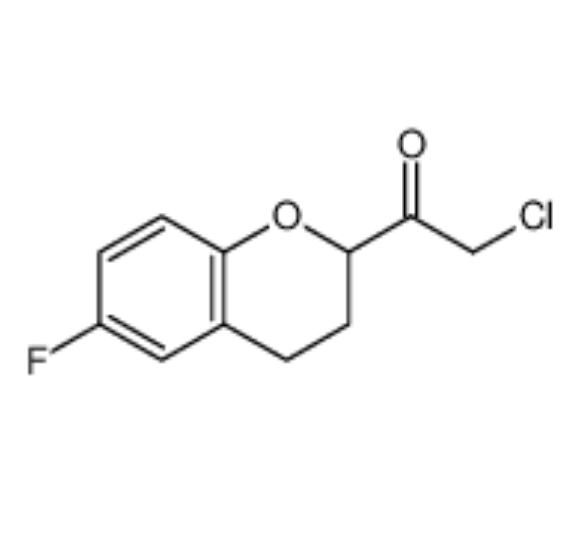 (6-氟-3,4-二氢-2H-苯并吡喃-2-甲醇-2-基)乙酮氯代物,2-chloro-1-(6-fluoro-3,4-dihydro-2H-chromen-2-yl)ethanone