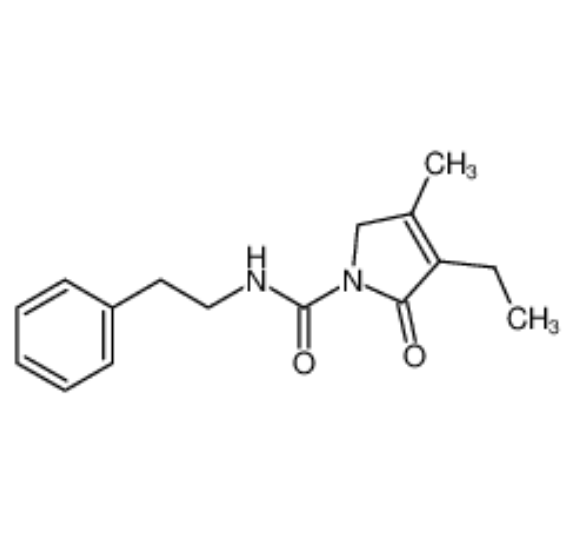 3-乙基-4-甲基-2-氧-3-吡咯啉-N-(2-苯乙基)甲酰胺,3-Ethyl-2,5-Dihydro-4-Methyl-2-Oxo-N-(2-Phenylethyl)-1h-Pyrrole-1-Carboxamide