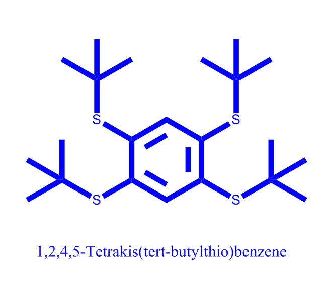 1,2,4,5-四(叔丁硫基)苯,1,2,4,5-TETRAKIS(TERT-BUTYLTHIO)BENZENE