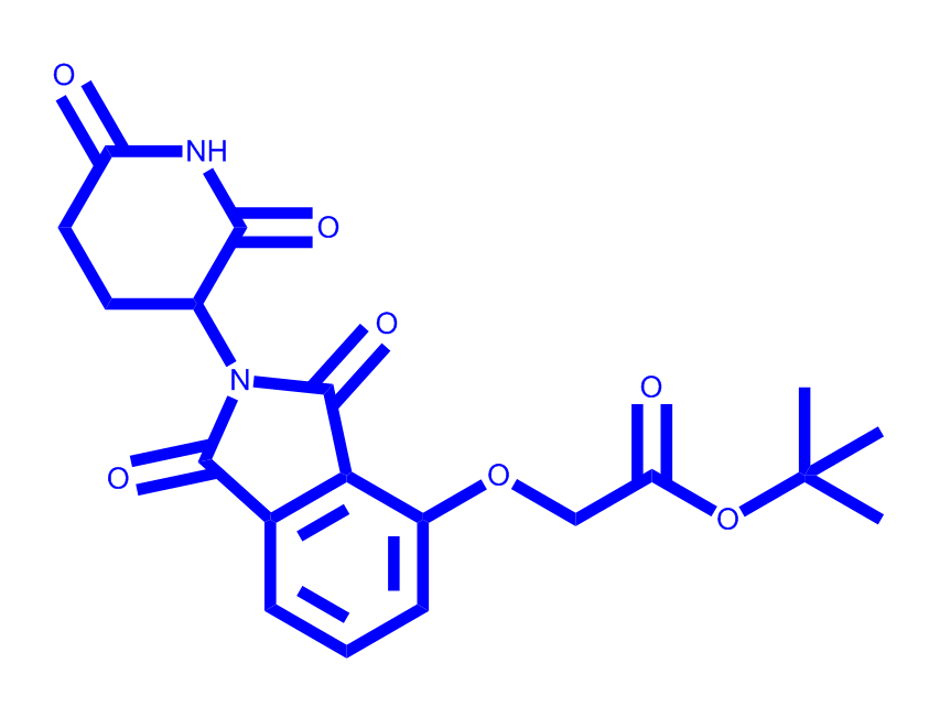 2-((2-(2,6-二氧代哌啶-3-基)-1,3-二氧代异吲哚啉-4-基)氧基)乙酸叔丁酯,Acetic acid, 2-[[2-(2,6-dioxo-3-piperidinyl)-2,3-dihydro-1,3-dioxo-1H-isoindol-4-yl]oxy]-, 1,1-dimethylethyl ester