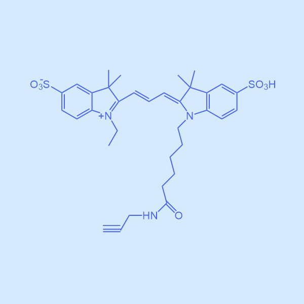 花氰染料CY3標記炔基,Synonyms: Sulfo-Cyanine3-alkyne