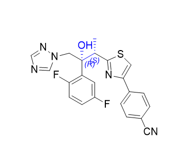 艾沙康唑鎓雜質(zhì)23,4-(2-((2S,3R)-3-(2,5-difluorophenyl)-3-hydroxy-4-(1H-1,2,4-triazol-1-yl)butan-2-yl)thiazol-4-yl)benzonitrile