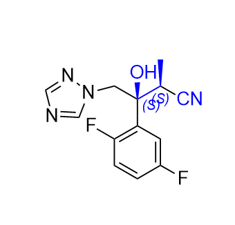 艾沙康唑鎓杂质19,(2S,3S)-3-(2,5-difluorophenyl)-3-hydroxy-2-methyl-4-(1H-1,2,4-triazol-1-yl)butanenitrile