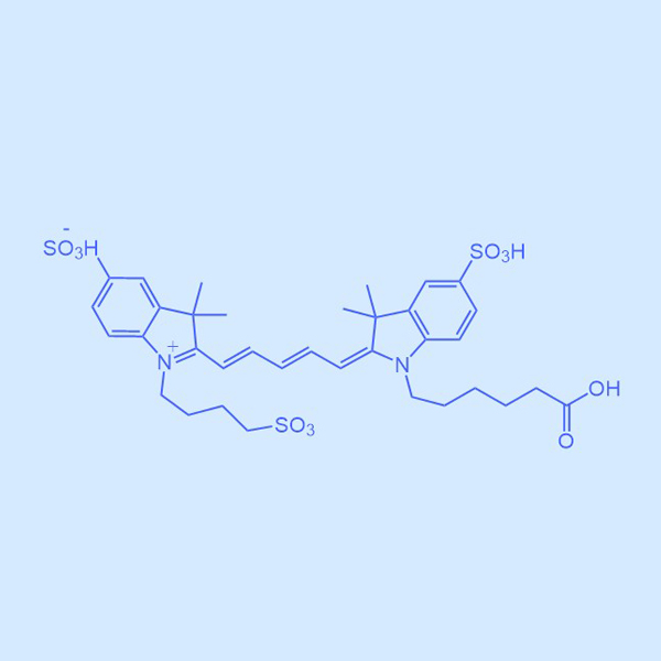 花氰染料标记羧基CY5-COOH,Cy5 Acid(tri SO3)