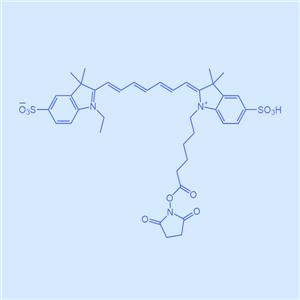 sulfo-cyanine7，胺活性琥珀酰亚胺酯,Cy7-SE