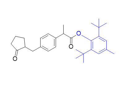 洛索洛芬雜質(zhì)01,2,6-di-tert-butyl-4-methylphenyl 2-(4-((2-oxocyclopentyl)methyl)phenyl)propanoate