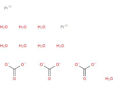 碳酸镨(III)八水合物,Praseodymium(III) carbonate octahydrate