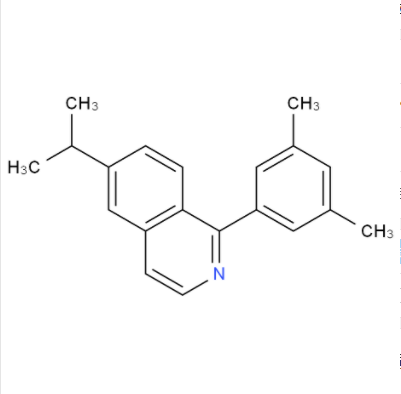 1-（3,5-二甲基苯基）-6-异丙基异喹啉,1-(3,5-dimethylphenyl)-6-(1-methylethyl)isoquinoline